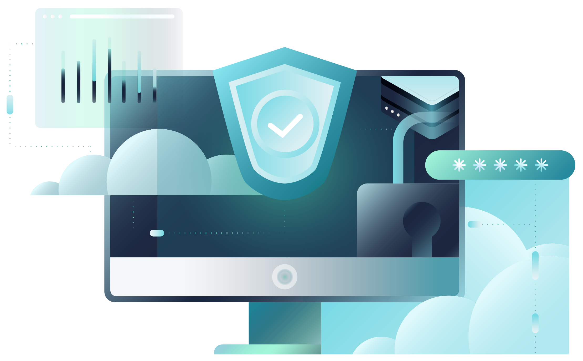 Secure data platform illustration
